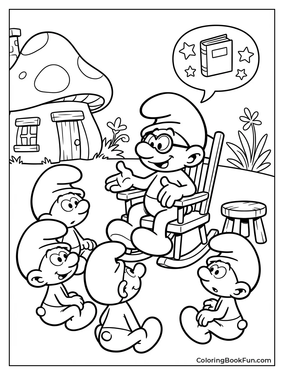 Grandpa Tells Smurf Stories