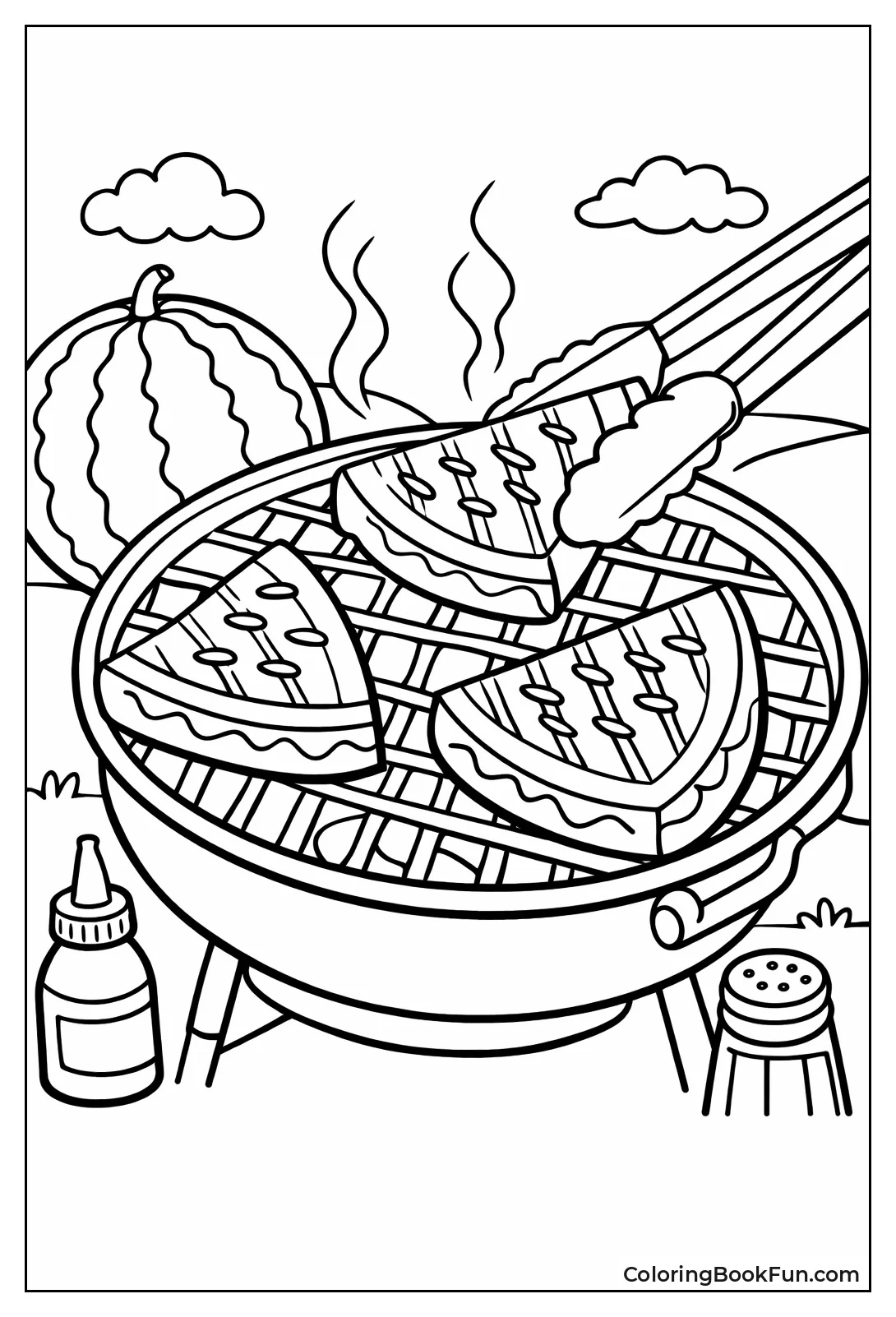 Grilled Watermelon Slices