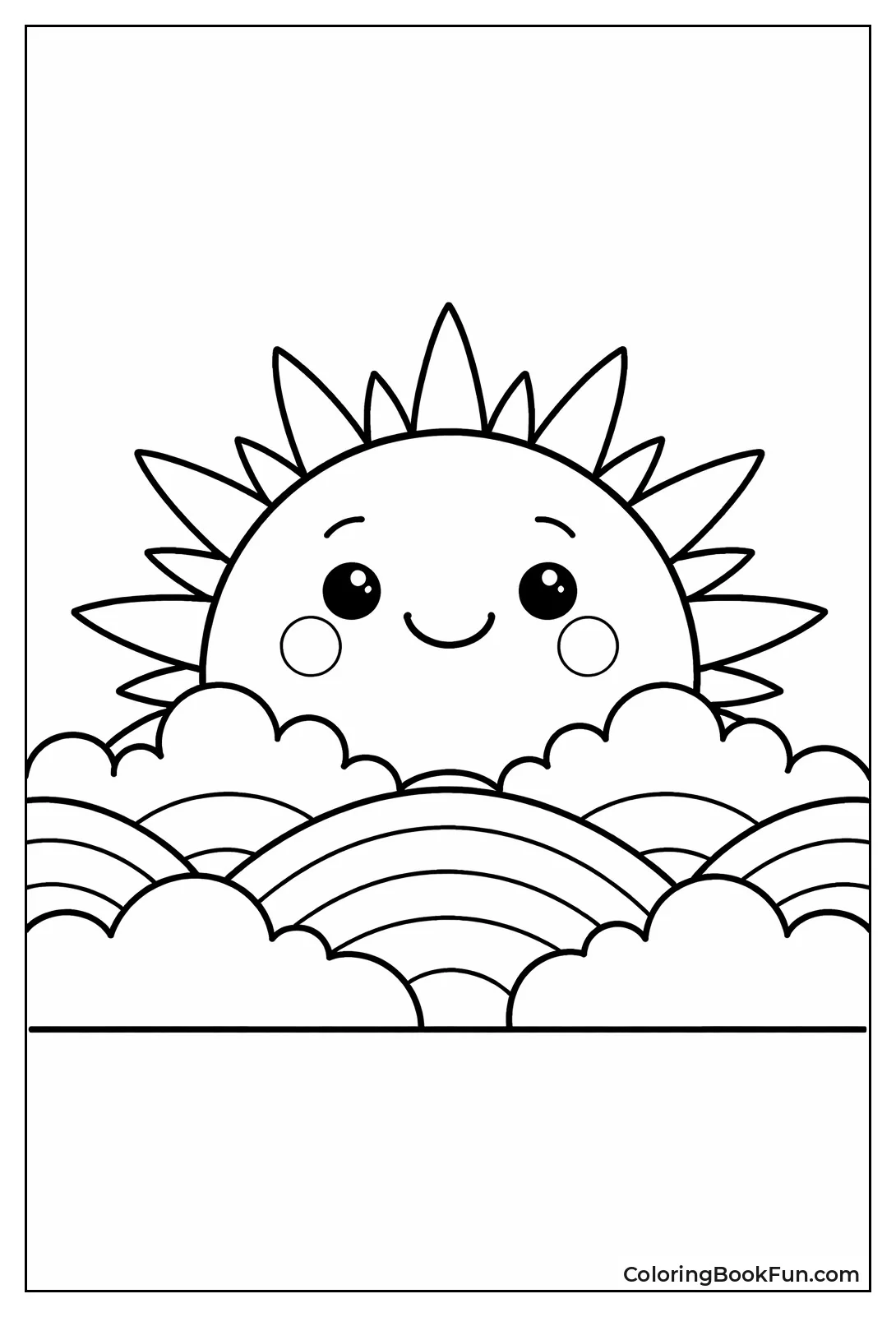 Half Sun over Horizon