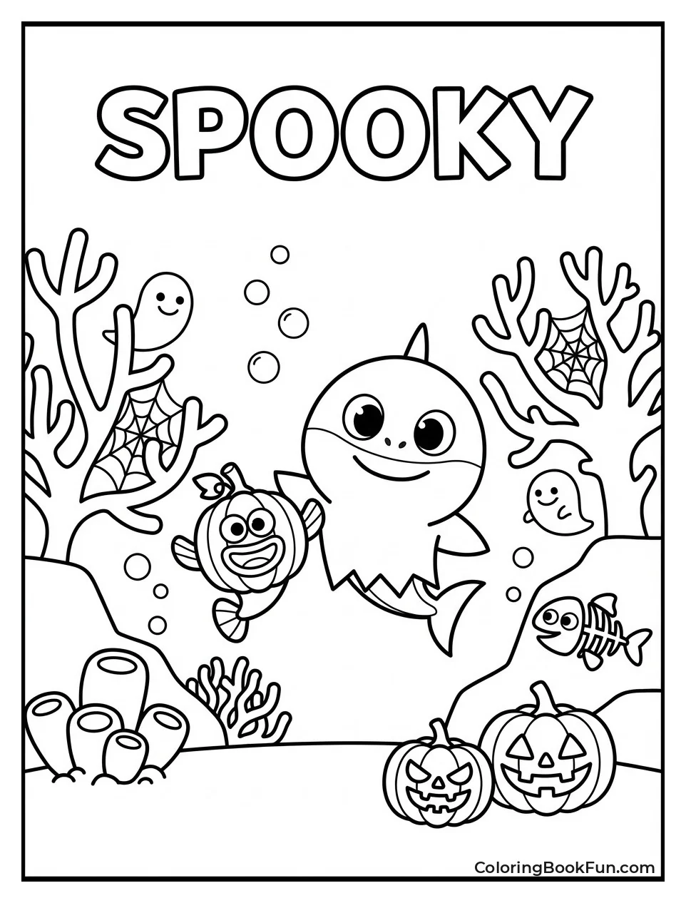 Halloween Sharks in Reef