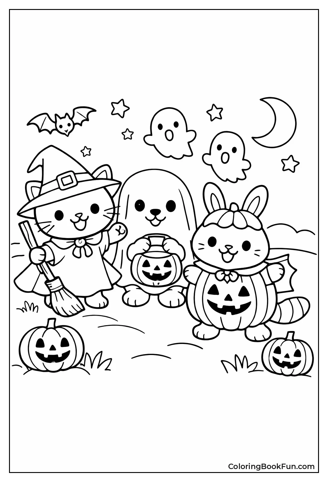 Animals Wear Halloween Costumes