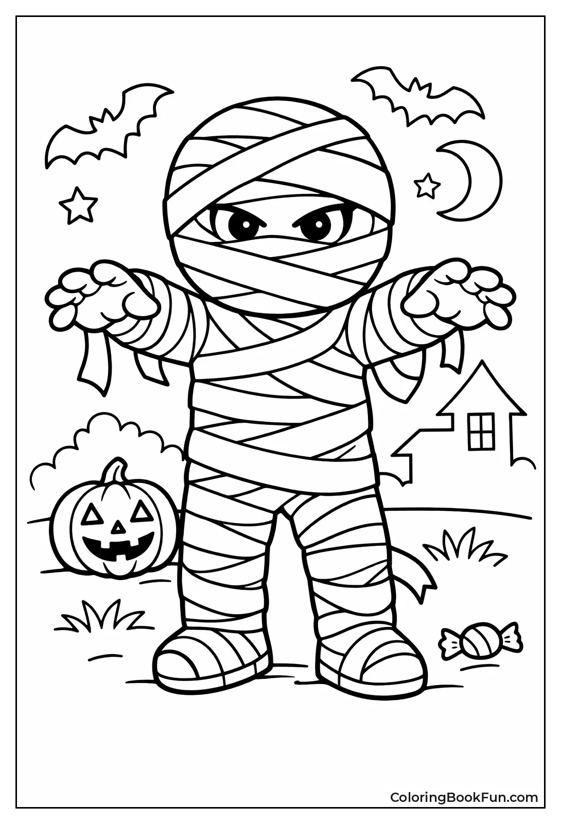 Mischievous Mummy Reaching Out