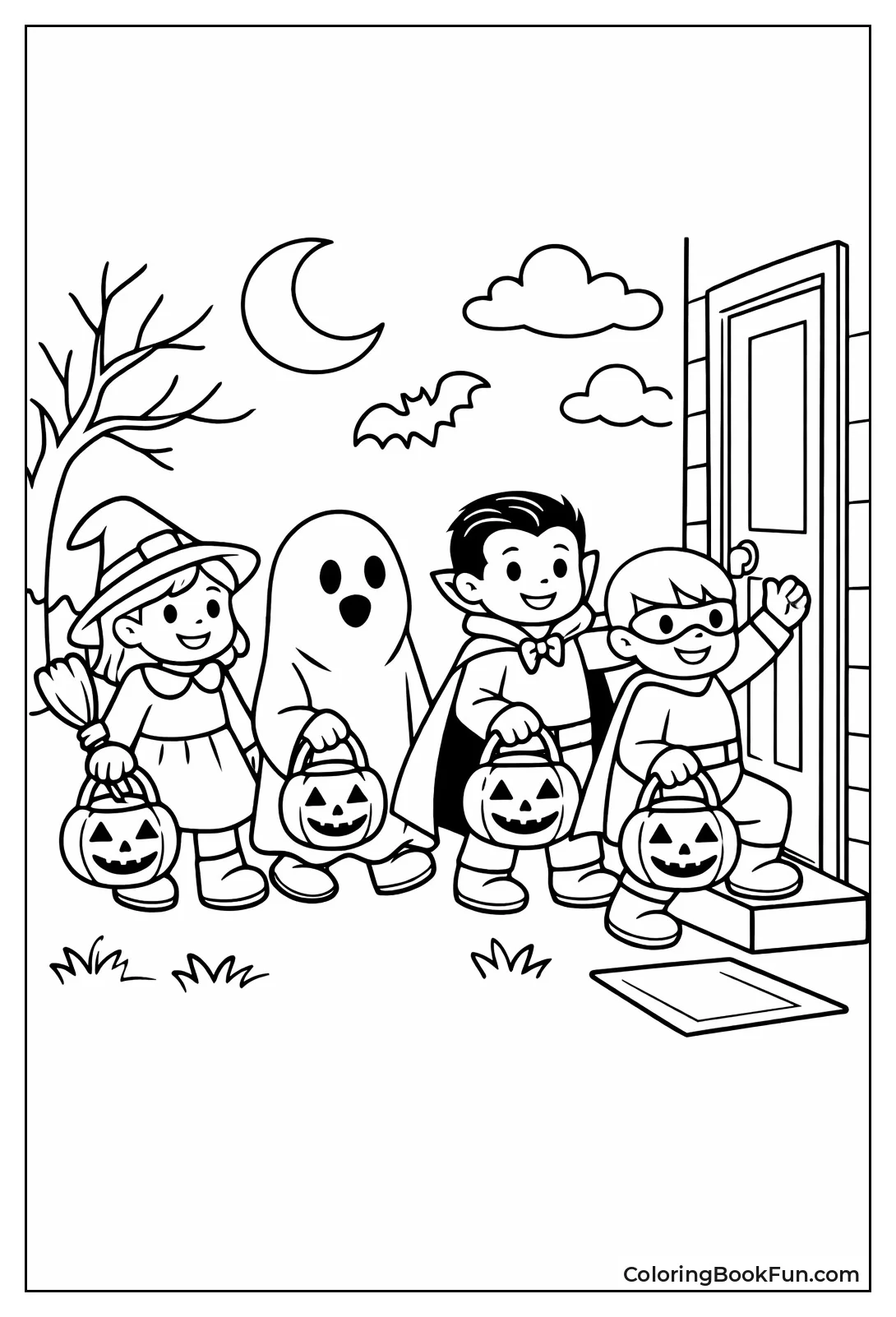 Kids Trick or Treating