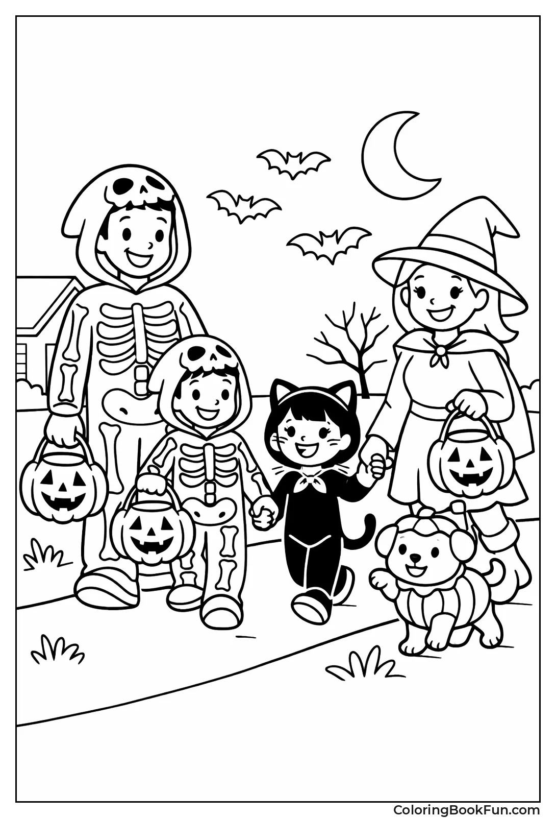 Family Halloween Costume Trick