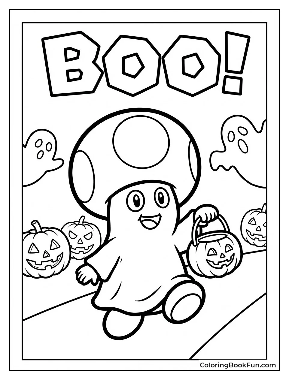 Ghost Toad Carves Pumpkin