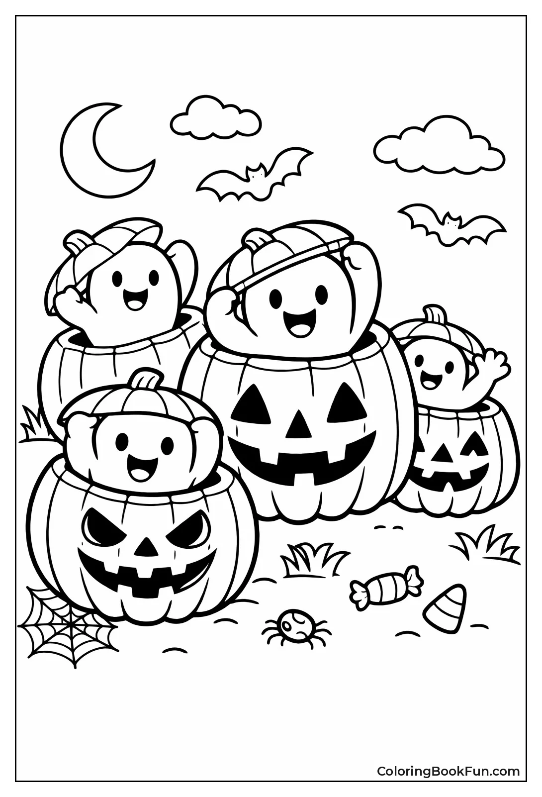 Ghosts Hide in Pumpkins