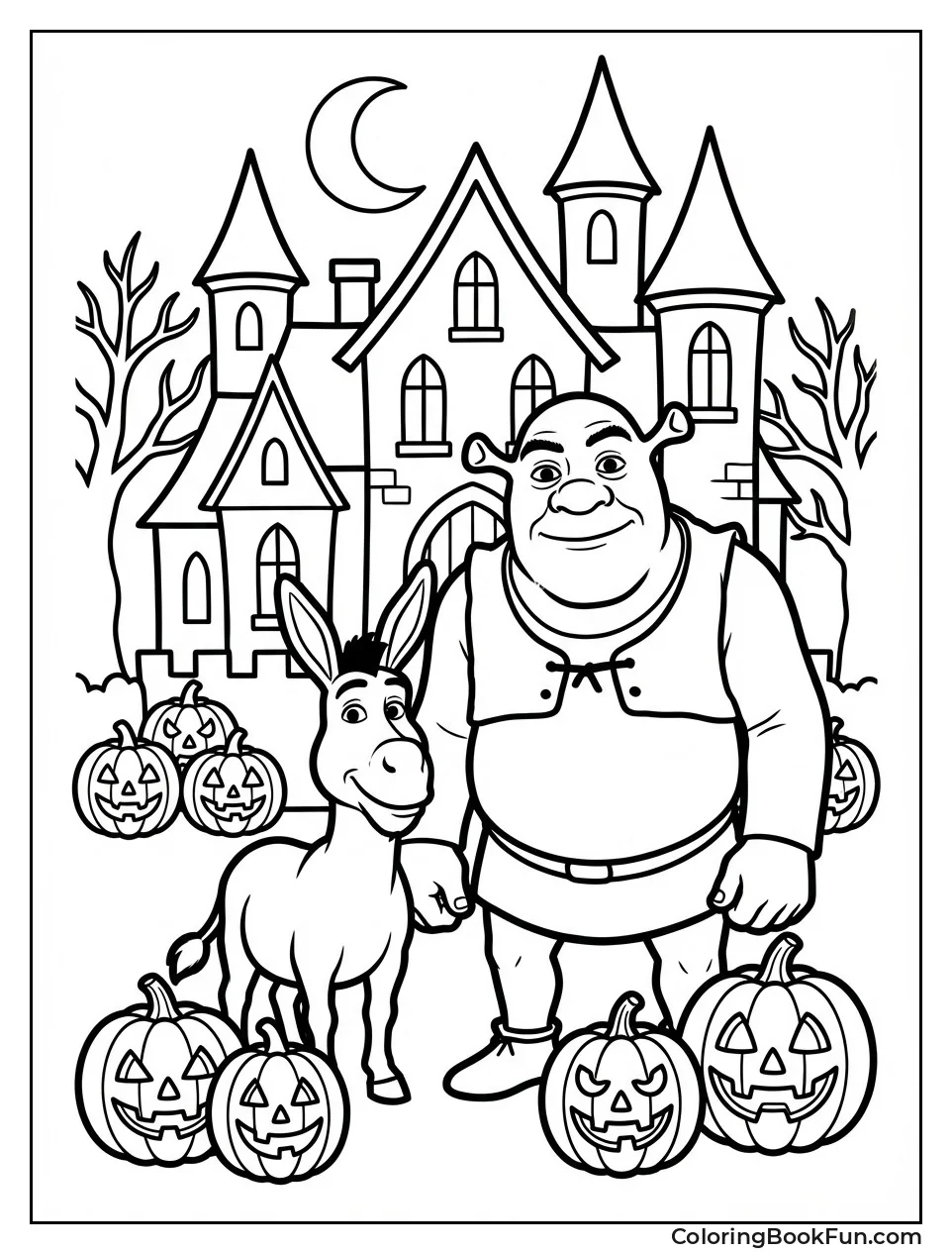 Shrek at Haunted Castle