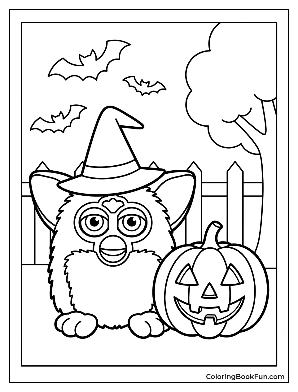 Halloween Witch Hat Furby
