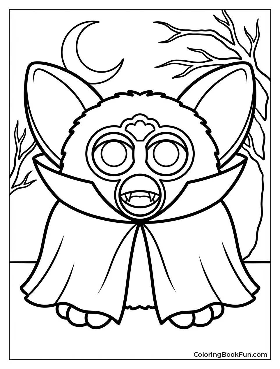 Vampire Furby with Fangs