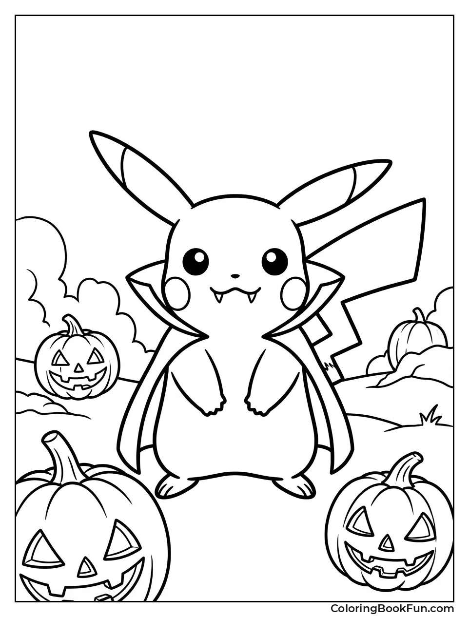 Vampire Pikachu Shows Fangs