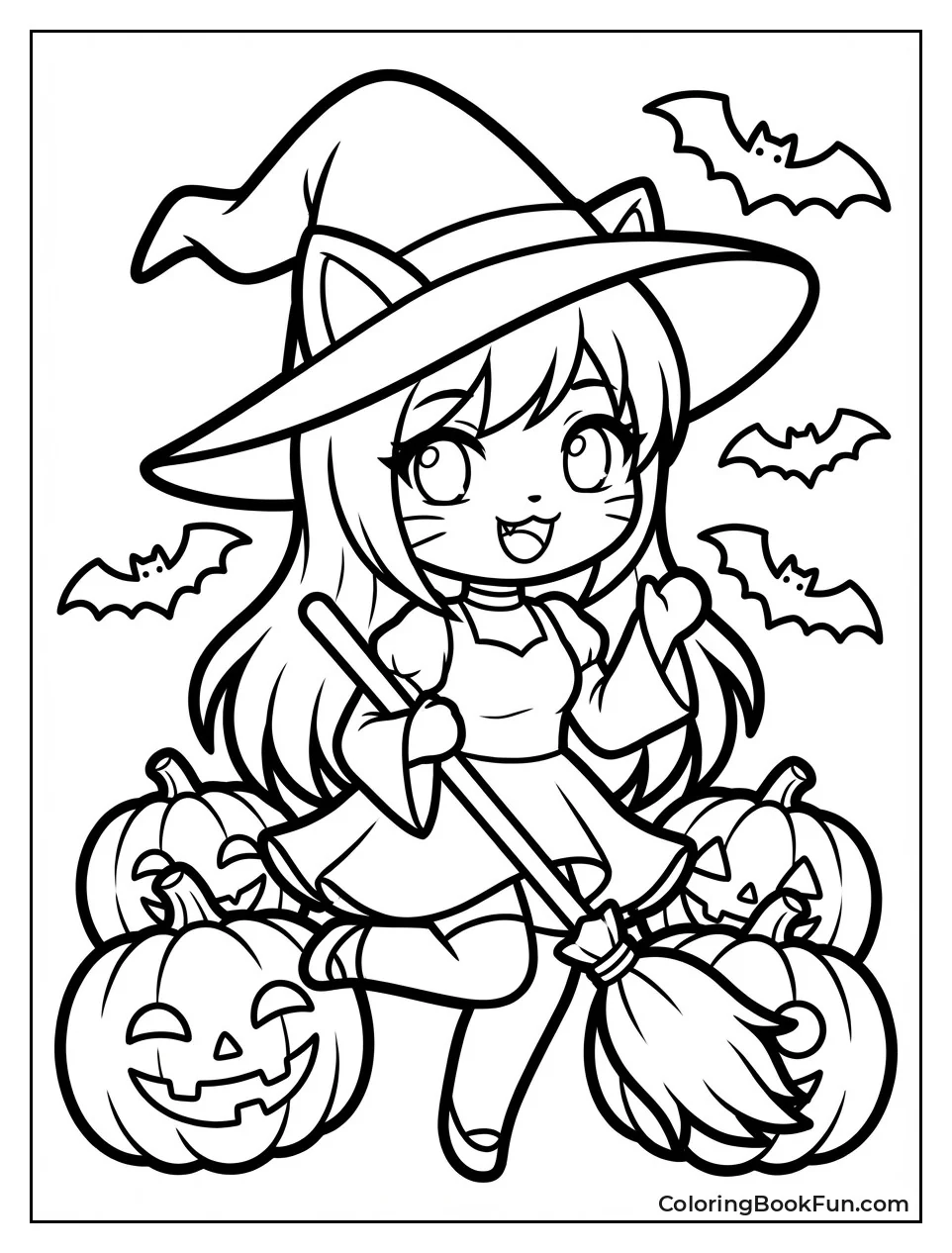 Aphmau Flies on Witch Broom