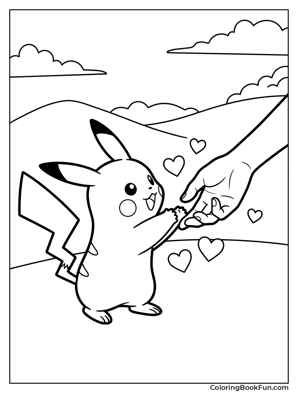 Pikachu Holds Your Hand