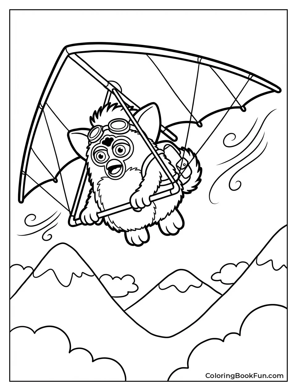 Hang Gliding Furby Mountains