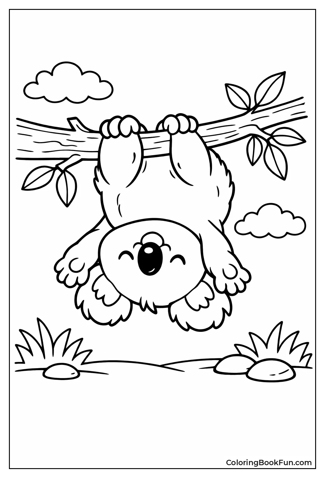 Hanging Koala from Branch