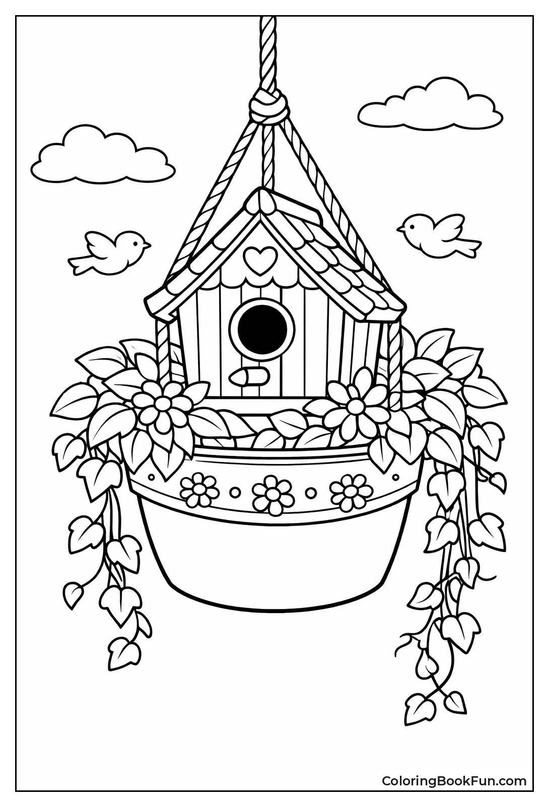 Hanging Pot Birdhouse Dangles