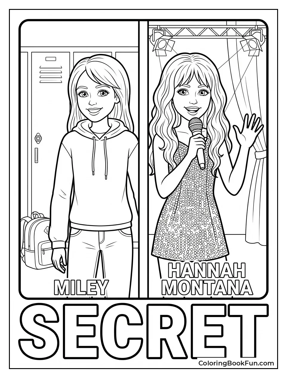 Miley Splits to Hannah