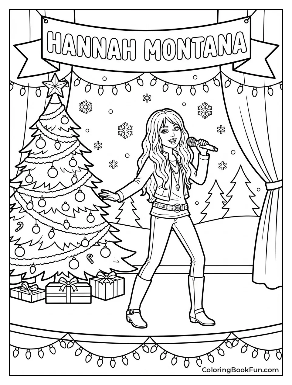 Hannah Sings in Snow