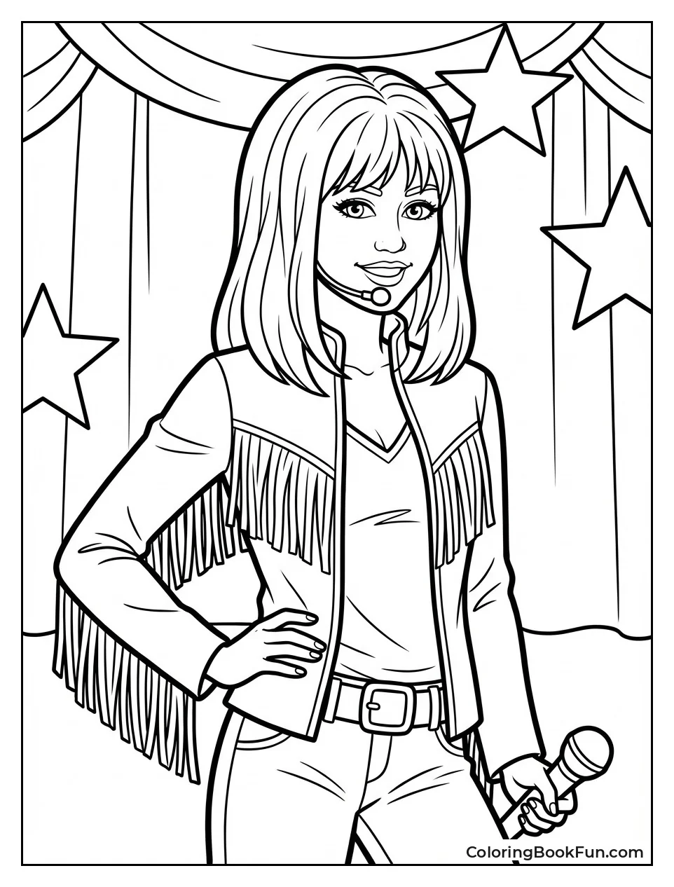 Hannah Poses on Poster