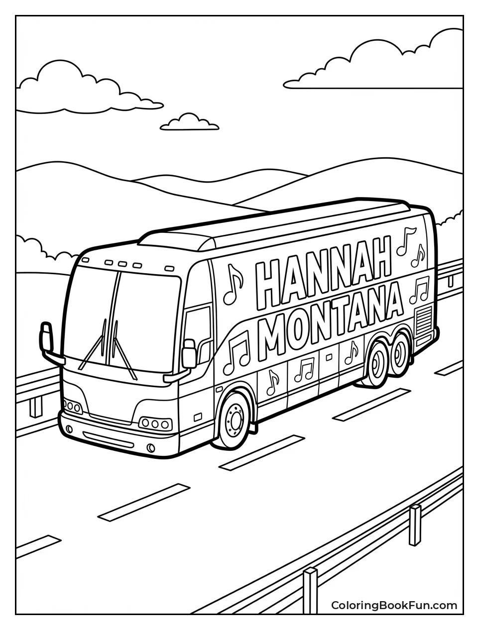 Hannah's Bus Drives Highway