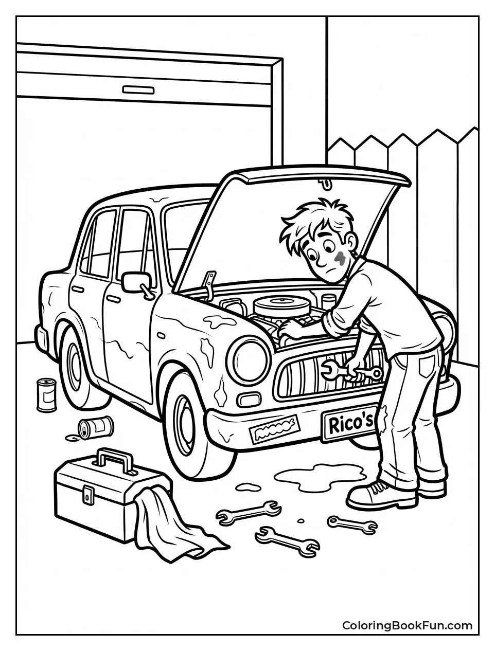 Jackson Fixes Beat-Up Car