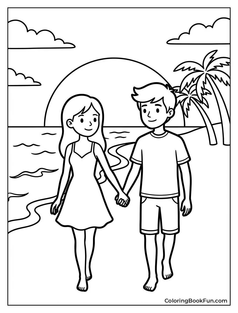 Miley Holds Jake's Hand