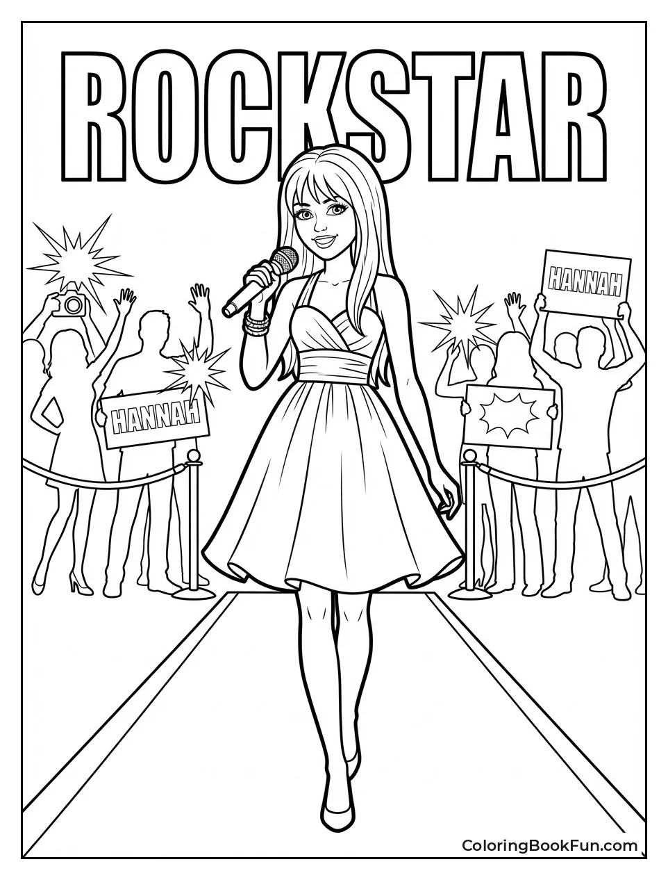 Hannah Walks Red Carpet