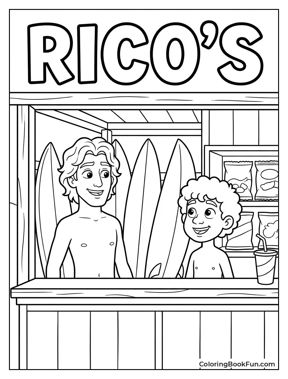 Rico and Jackson Sell Surf