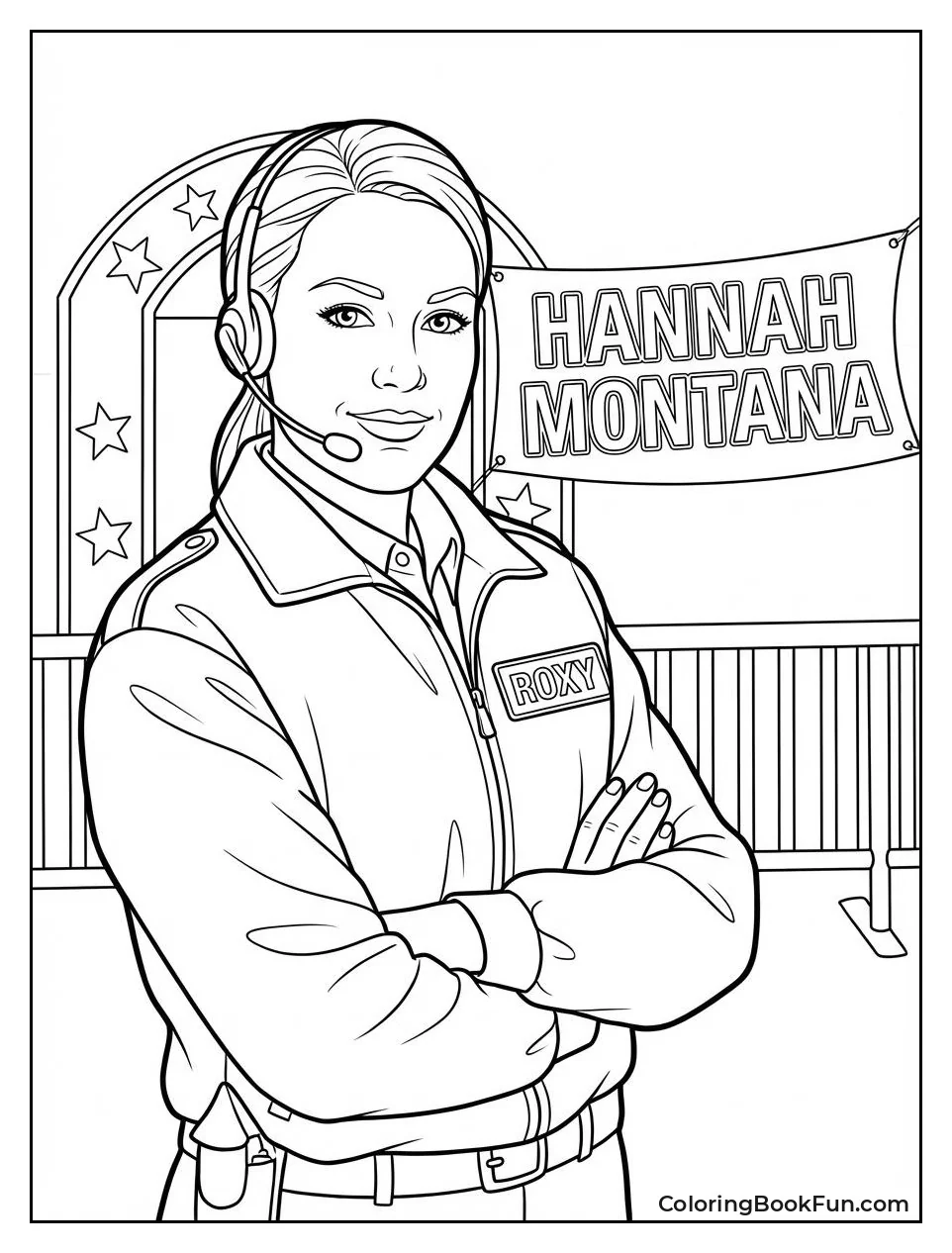 Roxy Stands with Arms Crossed