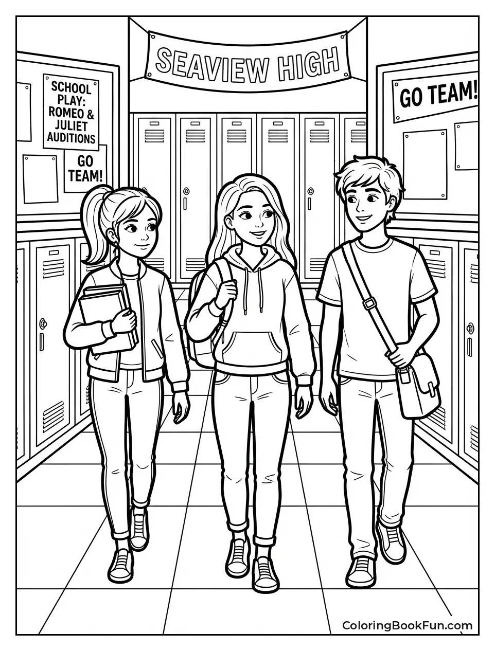 Friends Walk School Hallway