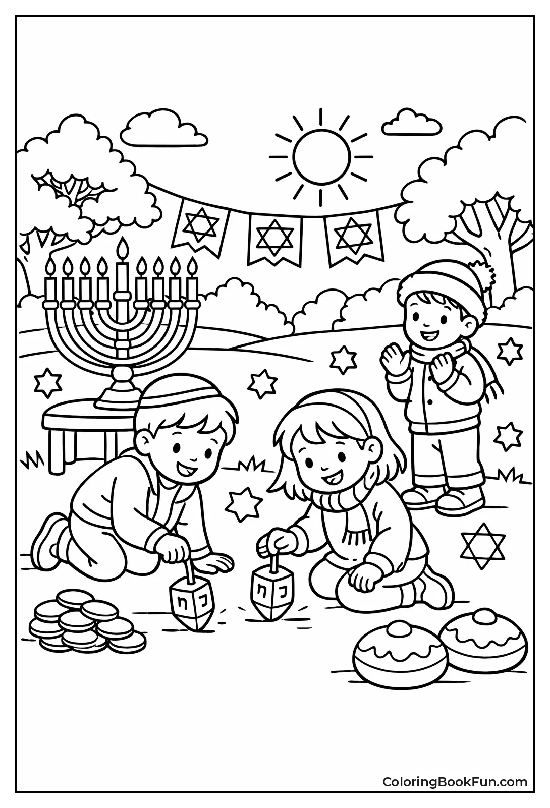 Park Dreidel Spin Fun