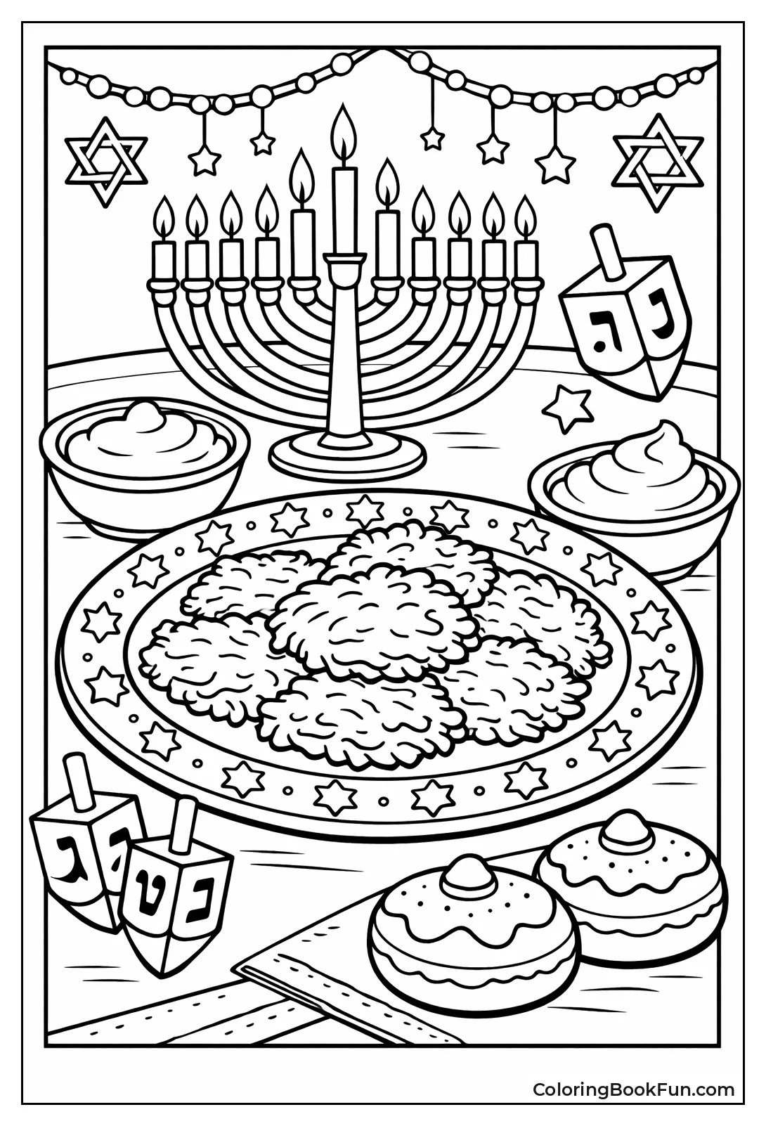 Golden Latkes with Toppings