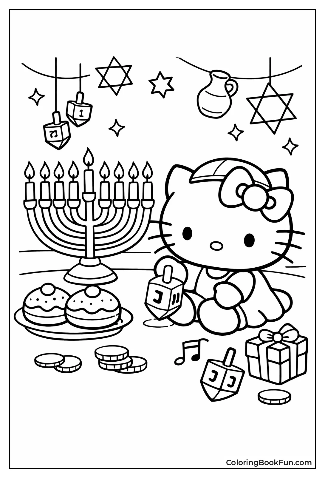 Hello Kitty Lights Menorah