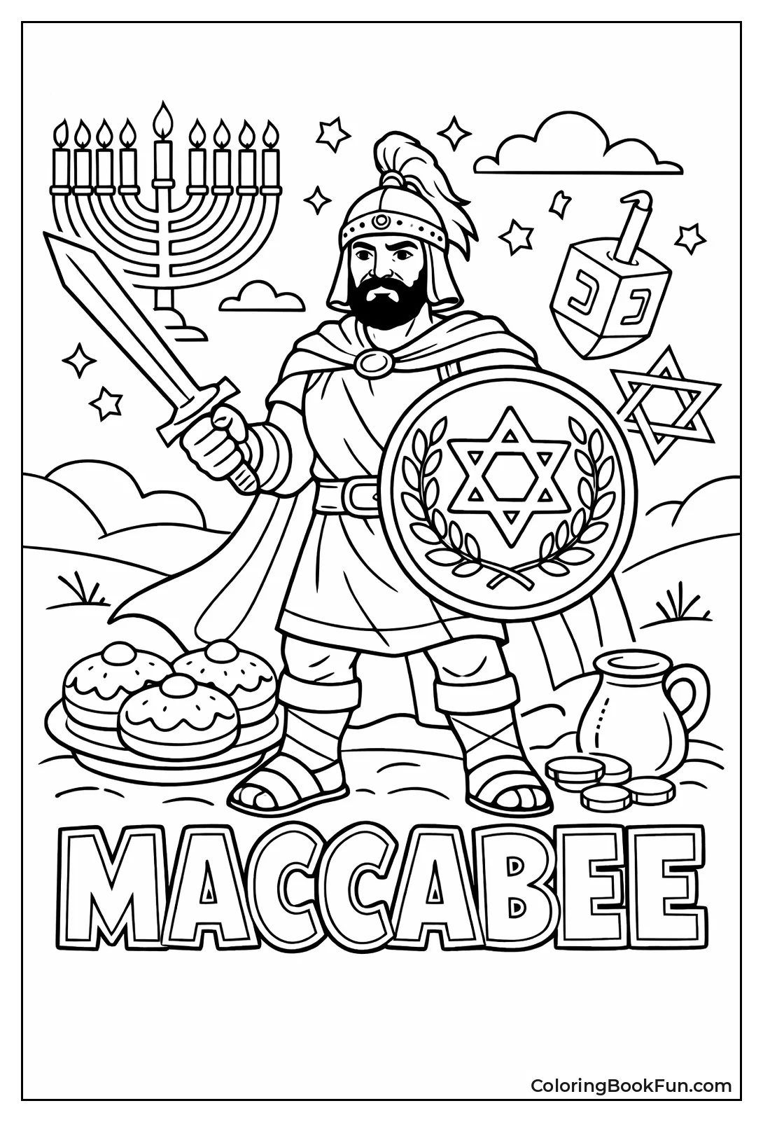 Judah Maccabee with Sword
