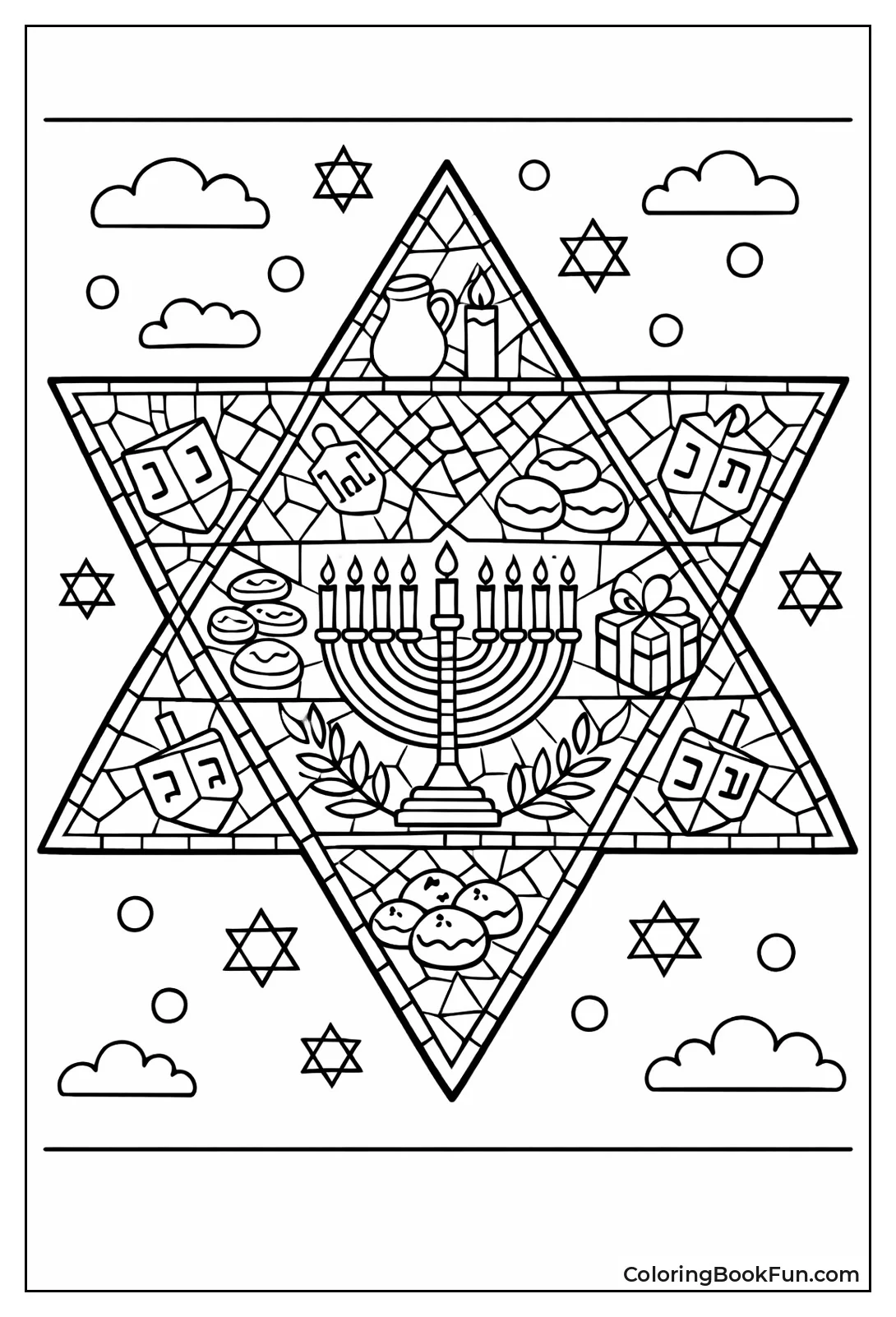 Mosaic Star of David