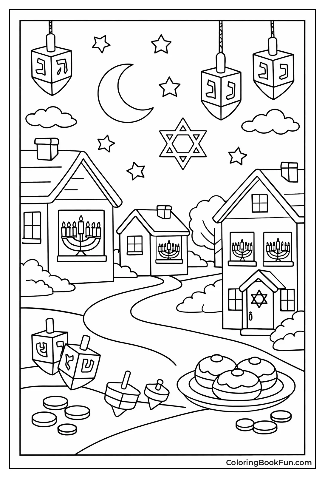 Glowing Windows on Street