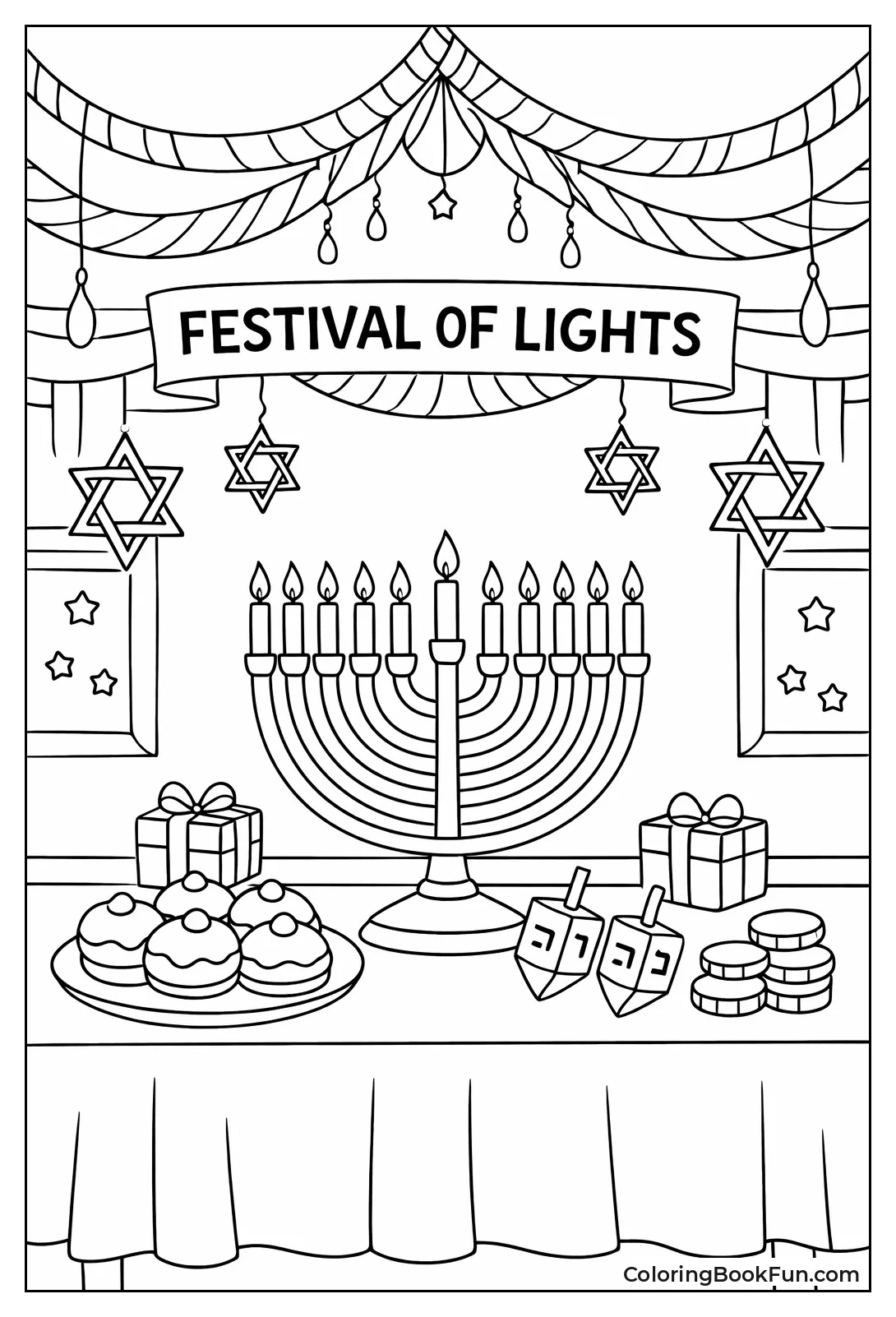 Room with Party Decorations