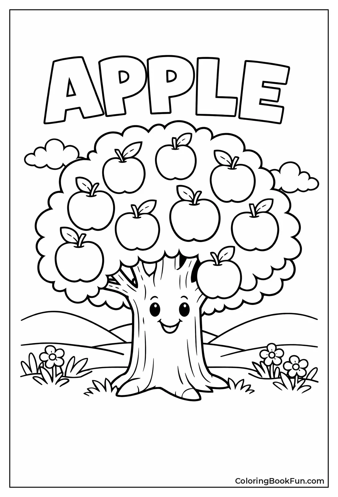 Happy Apple Tree Smiles