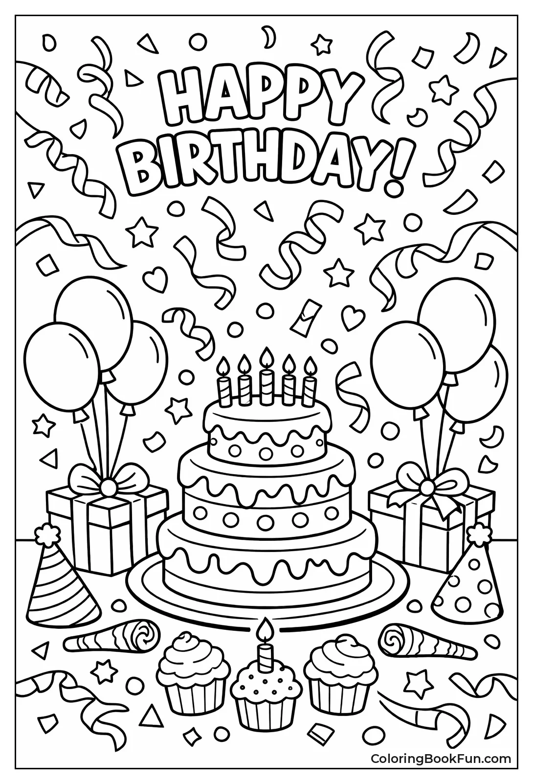 Confetti Burst Explosion