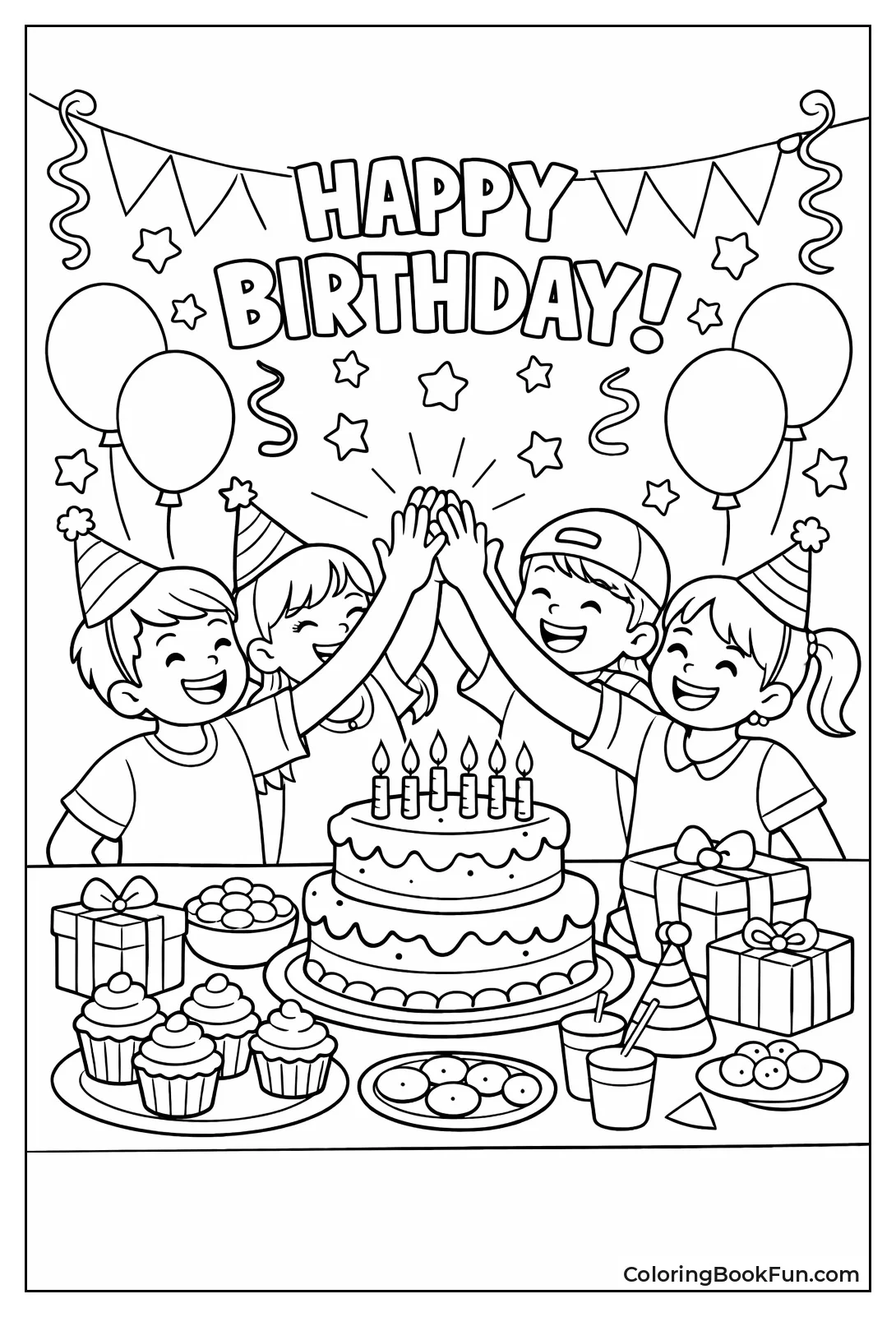 Friends High-Five Party