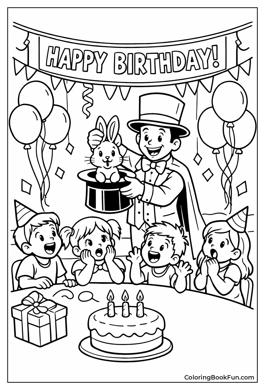 Magician Pulls Rabbit