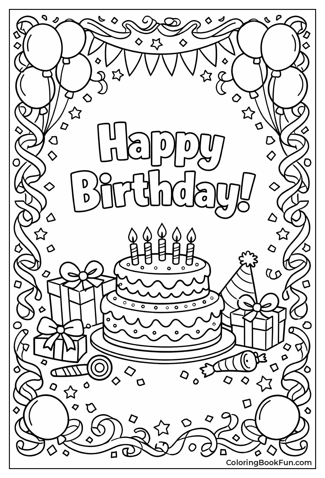 Twisting Streamer Border