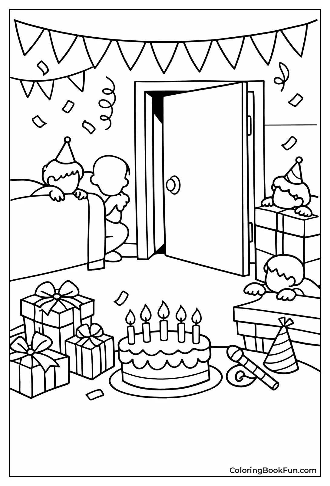 Hiding for Surprise Party