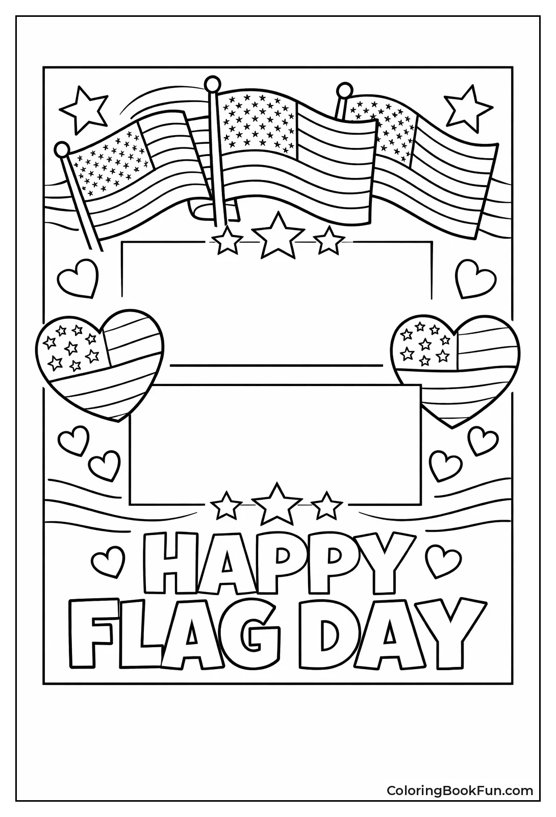 Happy Flag Day Card