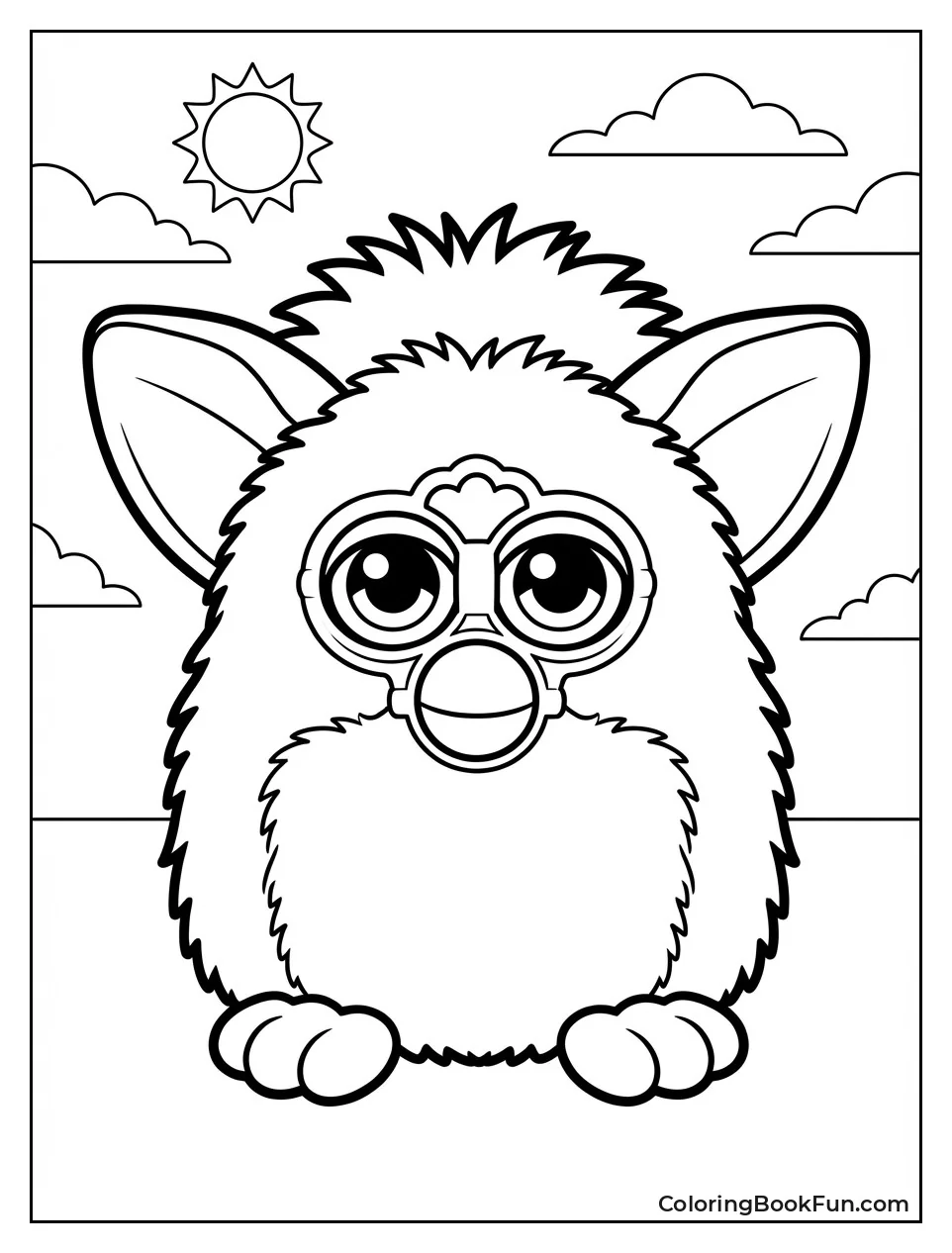 Happy Yellow Furby Baby