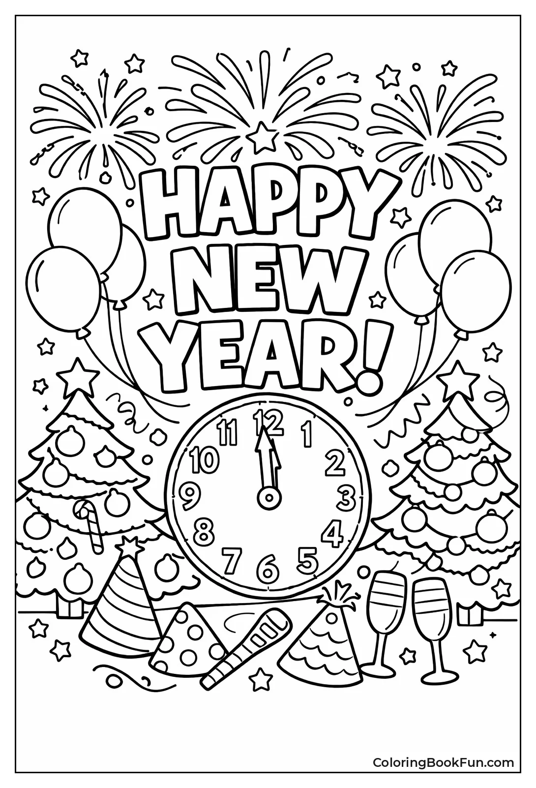 Trees and Fireworks Mix