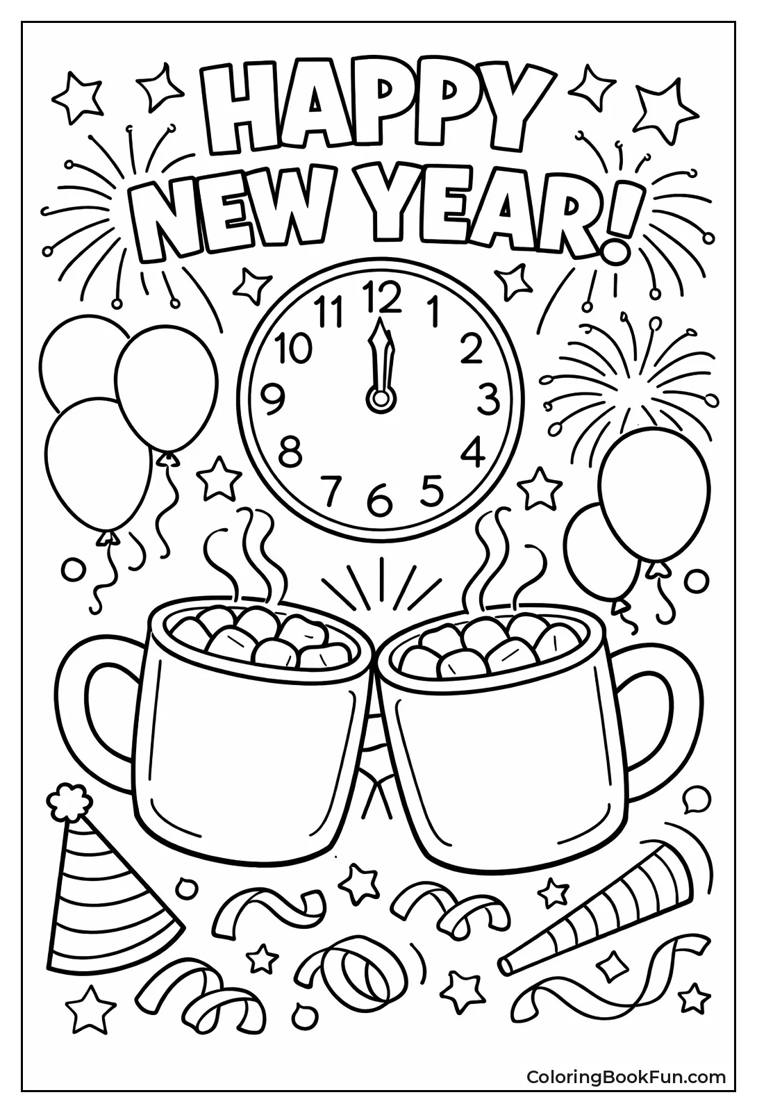 Mugs of Hot Cocoa Toast