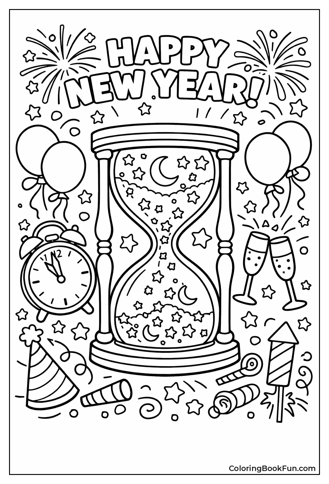 Hourglass Sand Turns Stars