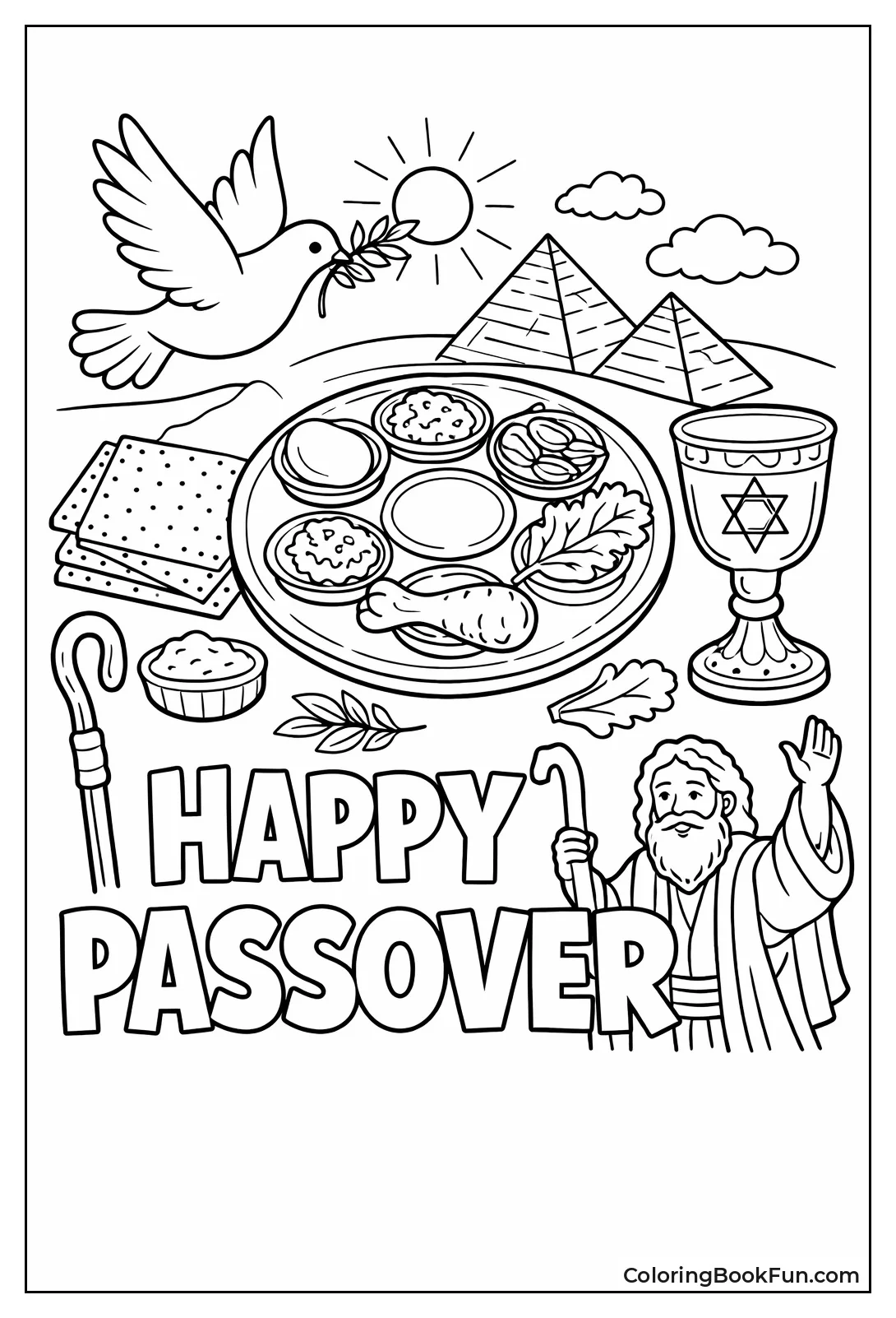 Happy Passover Greeting Card