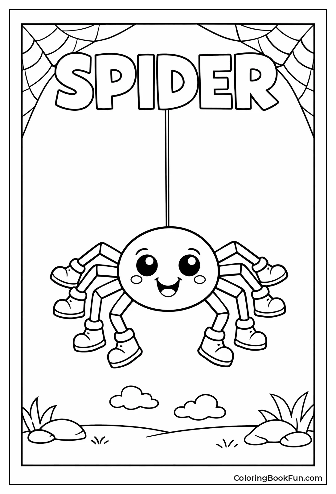 Happy Spider Wears Eight Boots