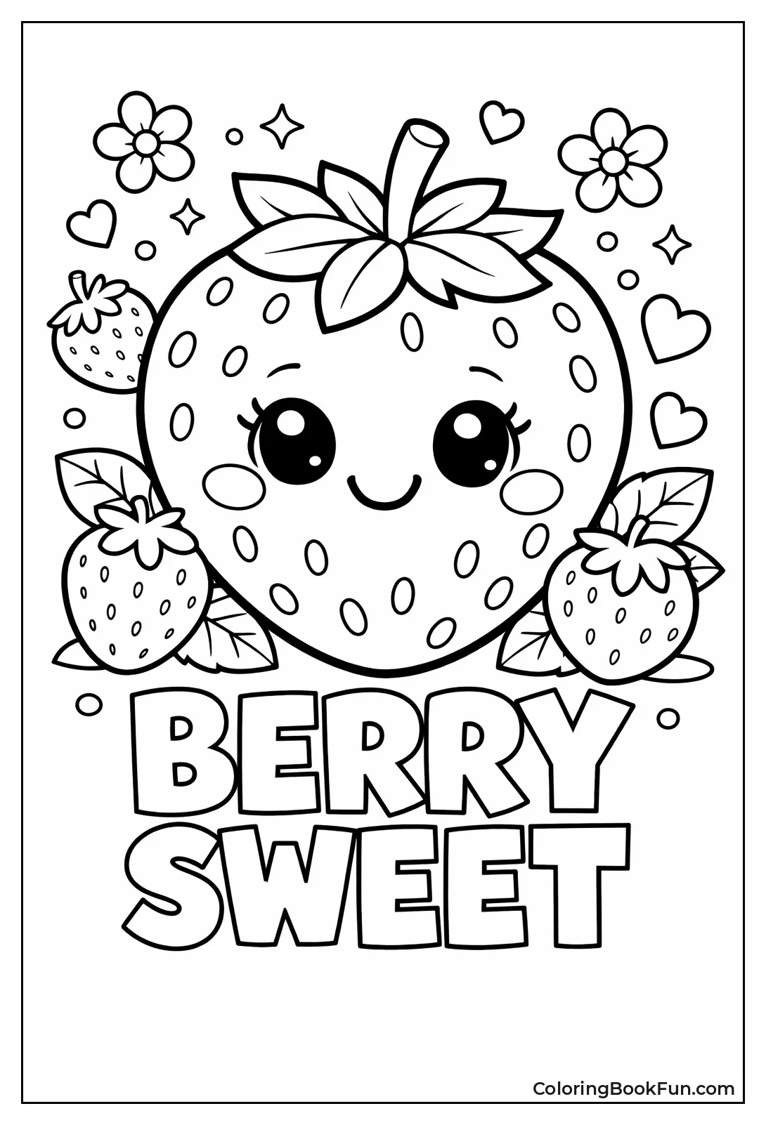 Happy Strawberry Blushes Cute